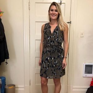 Banana republic silk summer tribal dress